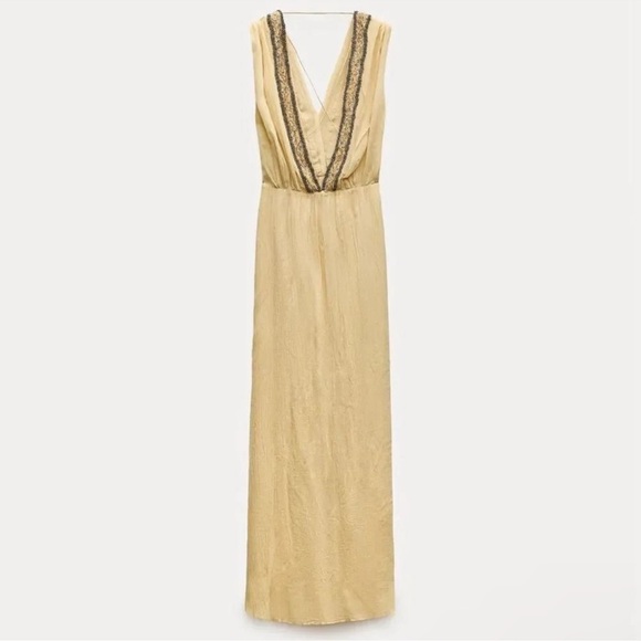 ZARA EMBROIDERED BEADED DRESS ZW COLLECTION NWT - Picture 13 of 16